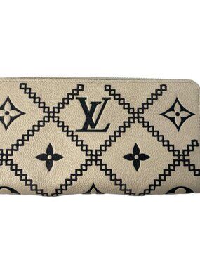 Louis Vuitton Monogram Empreinte Broderie Zippy Wallet